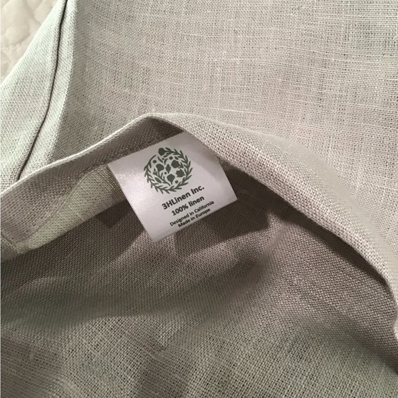 3h linen Classic Pillow Shams - Picture 4 of 4